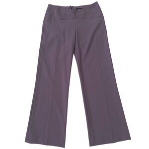 Bebe Womens Lavender Purple Dress Pants Pintuck Front Back Zip Trousers Size 6